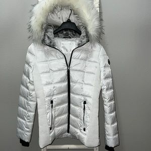 Nautica Winter White Puffer Coat